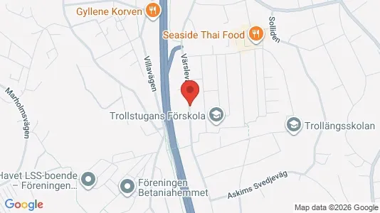 Apartments for rent i Askim-Frölunda-Högsbo - kort over placeringen