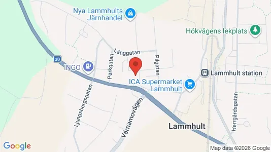 Apartments for rent i Växjö - kort over placeringen