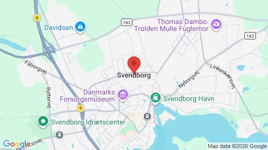 Apartments for rent i Svendborg - kort over placeringen