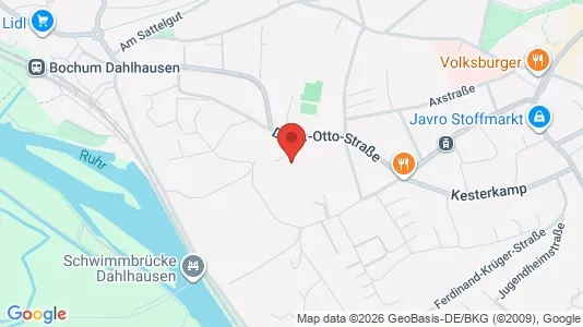 Apartments for rent i Bochum - kort over placeringen
