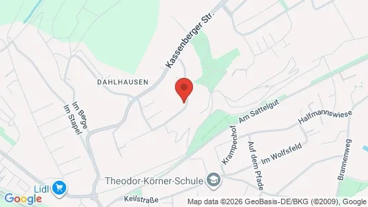 Apartments for rent i Bochum - kort over placeringen