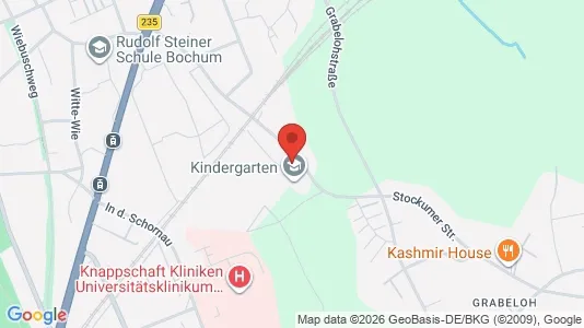Apartments for rent i Bochum - kort over placeringen