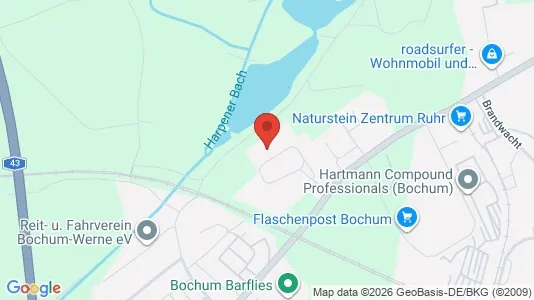 Apartments for rent i Bochum - kort over placeringen