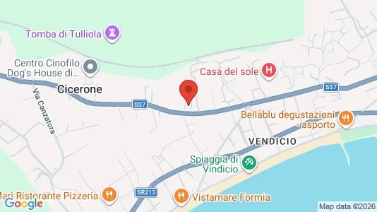 Apartments for rent i Formia - kort over placeringen
