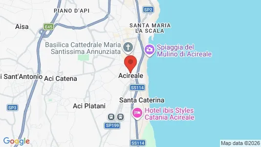 Houses for rent i Acireale - kort over placeringen
