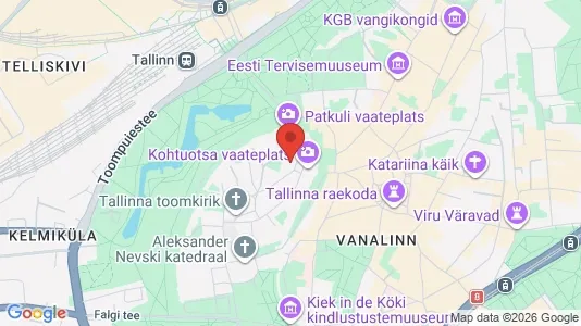 Apartments for rent i Tallinn Kesklinna - kort over placeringen