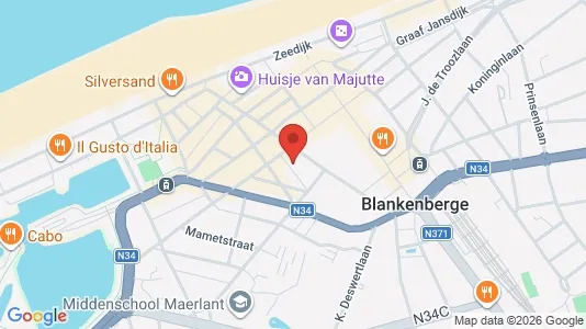 Apartments for rent i Blankenberge - kort over placeringen