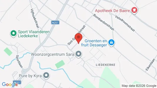 Apartments for rent i Liedekerke - kort over placeringen