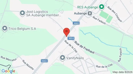 Apartments for rent i Aubange - kort over placeringen