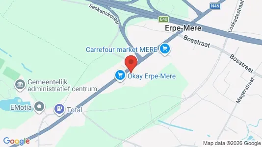Apartments for rent i Erpe-Mere - kort over placeringen