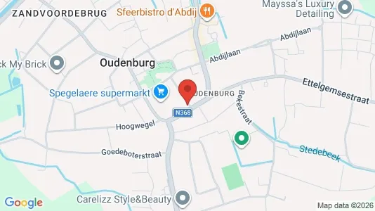 Apartments for rent i Oudenburg - kort over placeringen