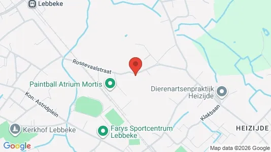 Apartments for rent i Lebbeke - kort over placeringen