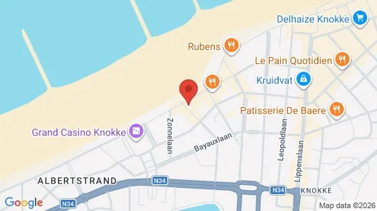 Apartments for rent i Knokke-Heist - kort over placeringen