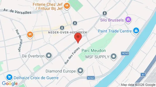 Apartments for rent i Stad Brussel - kort over placeringen