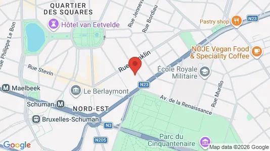 Apartments for rent i Stad Brussel - kort over placeringen