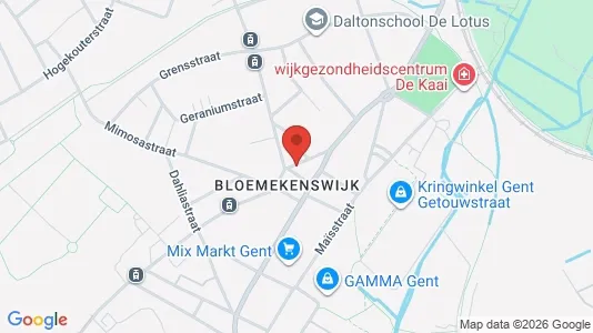 Apartments for rent i Stad Gent - kort over placeringen