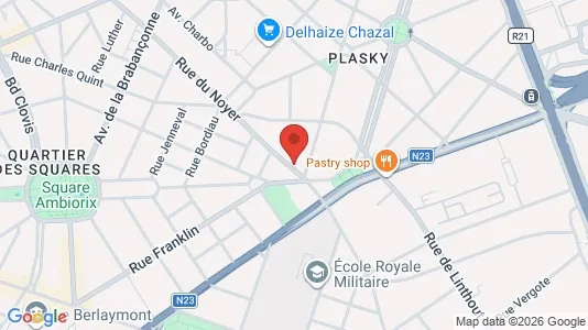 Apartments for rent i Brussels Schaarbeek - kort over placeringen