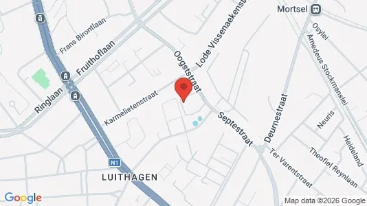 Apartments for rent i Antwerp Berchem - kort over placeringen