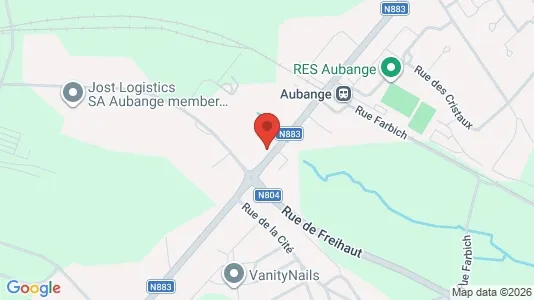 Apartments for rent i Aubange - kort over placeringen