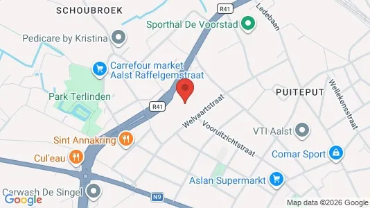 Apartments for rent i Aalst - kort over placeringen