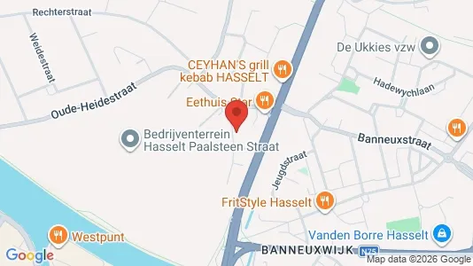 Apartments for rent i Hasselt - kort over placeringen