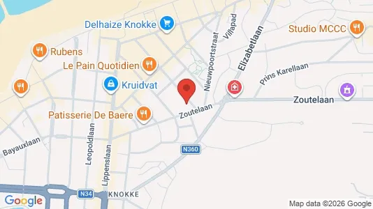 Apartments for rent i Knokke-Heist - kort over placeringen