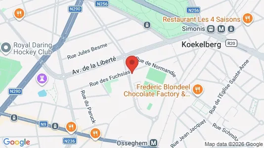 Apartments for rent i Brussels Sint-Jans-Molenbeek - kort over placeringen