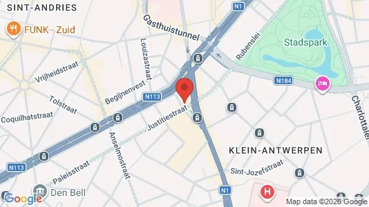 Apartments for rent i Stad Antwerp - kort over placeringen