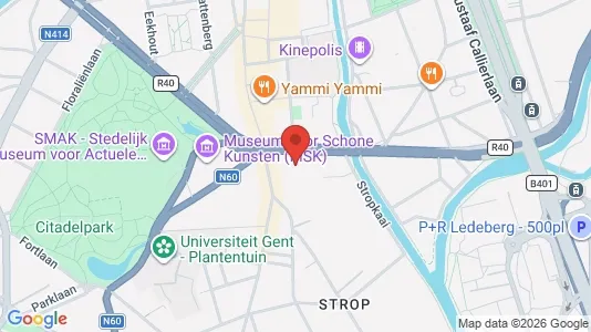 Apartments for rent i Stad Gent - kort over placeringen