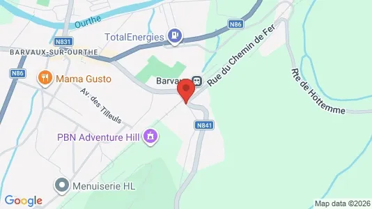 Apartments for rent i Durbuy - kort over placeringen