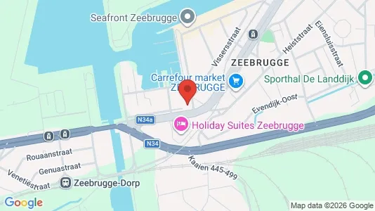 Apartments for rent i Brugge - kort over placeringen