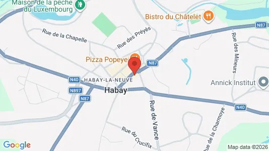 Apartments for rent i Habay - kort over placeringen
