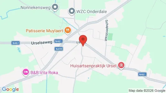 Apartments for rent i Aalter - kort over placeringen