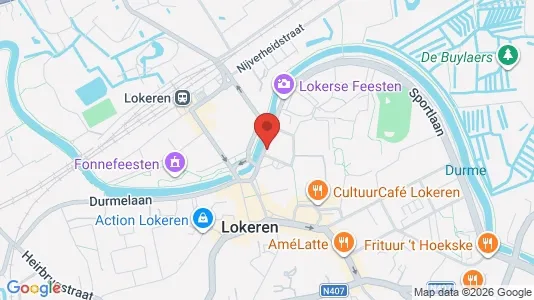 Apartments for rent i Lokeren - kort over placeringen