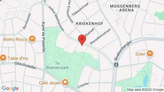 Apartments for rent i Antwerp Deurne - kort over placeringen
