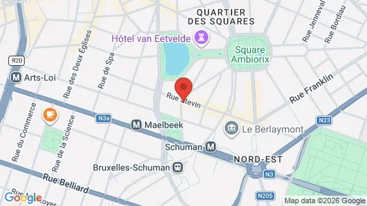 Apartments for rent i Stad Brussel - kort over placeringen