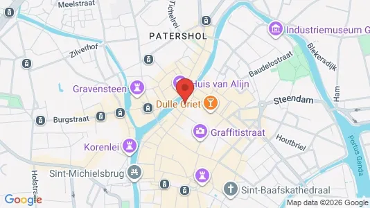 Apartments for rent i Stad Gent - kort over placeringen
