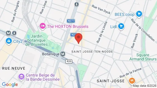 Apartments for rent i Stad Brussel - kort over placeringen