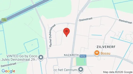 Apartments for rent i Nazareth - kort over placeringen