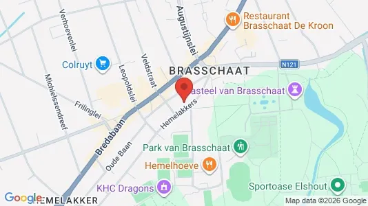 Apartments for rent i Brasschaat - kort over placeringen