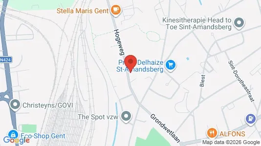 Apartments for rent i Stad Gent - kort over placeringen