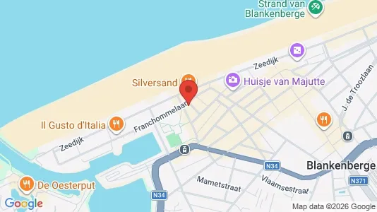 Apartments for rent i Blankenberge - kort over placeringen
