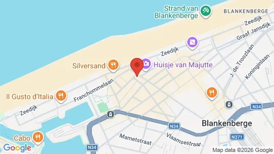 Apartments for rent i Blankenberge - kort over placeringen