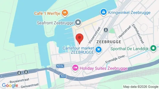 Apartments for rent i Brugge - kort over placeringen