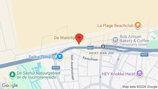 Apartments for rent i Knokke-Heist - kort over placeringen