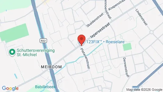 Apartments for rent i Roeselare - kort over placeringen