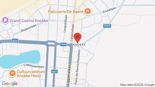 Apartments for rent i Knokke-Heist - kort over placeringen