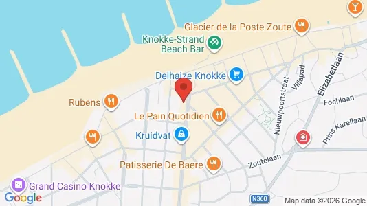 Apartments for rent i Knokke-Heist - kort over placeringen