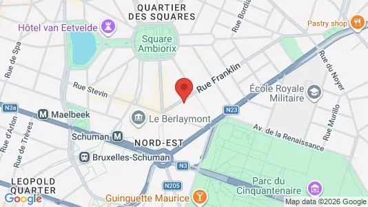 Apartments for rent i Stad Brussel - kort over placeringen