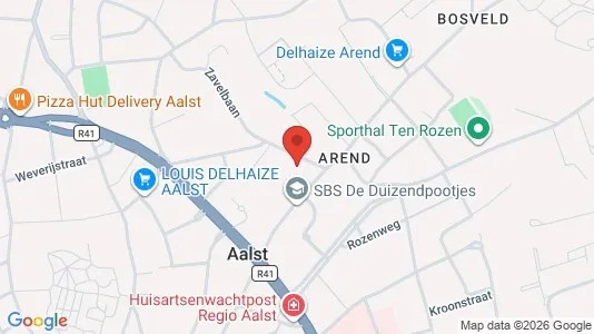 Apartments for rent i Aalst - kort over placeringen